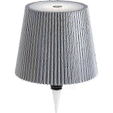 Lampe LED sans fil pour bouteille avec abat-jour tricolore et réglage progressif de la luminosité pour bars (B p20241126157) Argent (1/5)