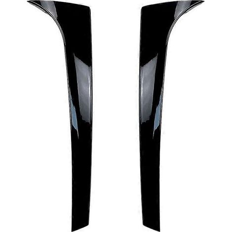 Aileron de toit compatible Skoda Karoq noir brillant, aileron latéral de lunette arrière avec autocollants séparateurs inclus (1/5)