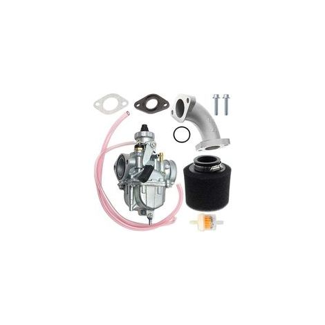 Kit Carburateur 26mm avec Pipe d'Admission pour Moto Cross 110cc 125cc 140cc Pièces Dirt Bike