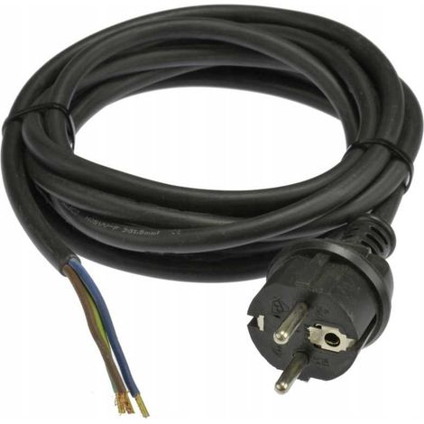 Gummiverbindungskabel mit Stecker 3x1,5 1,5 m