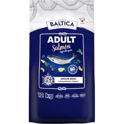 Saumon BALTICA EXCELLENT adulte hypoallergénique M 12 kg (1/2)