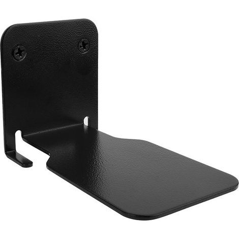 4 étagères invisible murale fer métal robuste pour bureau chambre salon décoratives flottantes, noir (1/5)