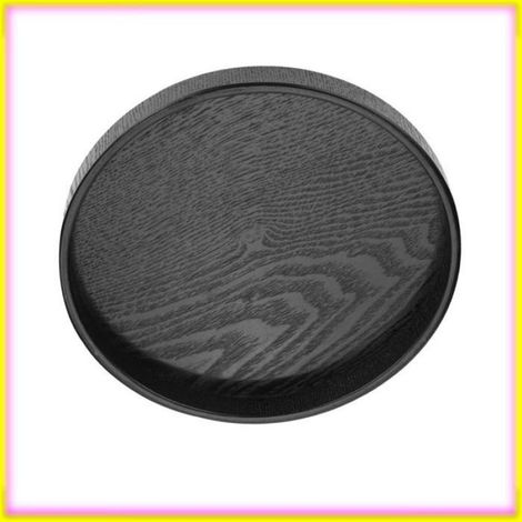 EJ.life Plateau à thé Forme ronde en bois massif Thé Café Snack Alimentaire Repas Plateau de service Plateau Restaurant art 21 cm (1/5)