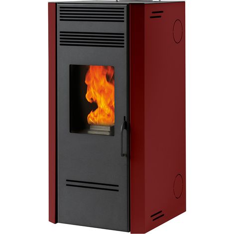 Poêle à granulés biofire G 80 - 7,7 kW, Rouge