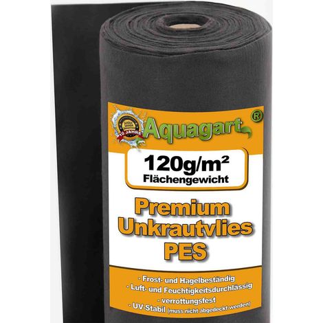 100m² tessuto non tessuto per orto, tessuto non tessuto antierbacce, tessuto non tessuto per pacciamatura, telo protettivo per terreno, tessuto non tessuto geotessile 120g larghezza 1m (1/5)