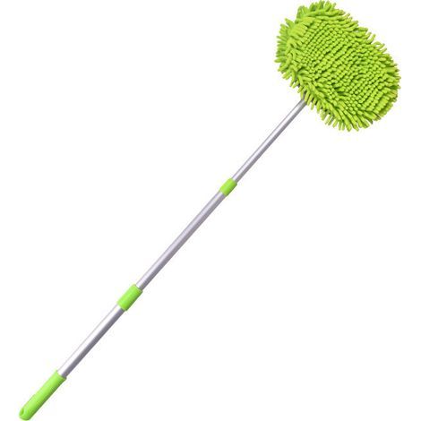 Microfiber Car Wash Brush Kit, Mitt Sponge with Long Handle, Car Cleaning Supplies Kit, Duster Car Wash Tools and Accessories (1/5)