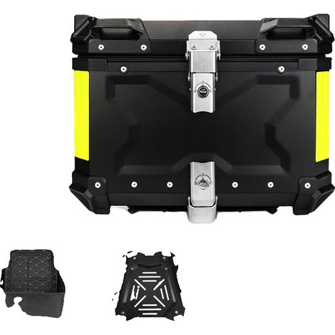 Baúl para motocicleta, capacidad de 45 litros, construcción impermeable. (1/2)