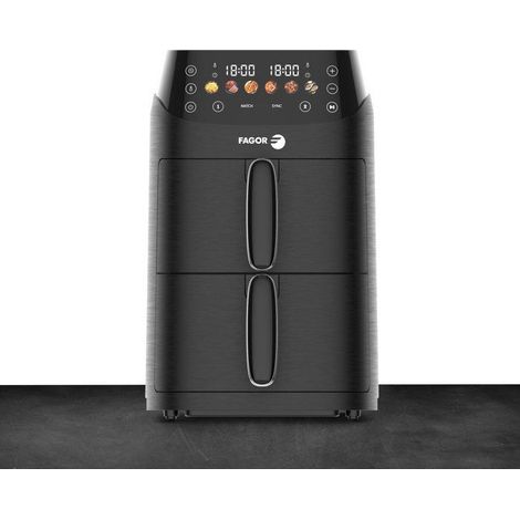 Freidora de aire negra de 2 x 2,5 l y 2000 W - FG3301 - Fagor -