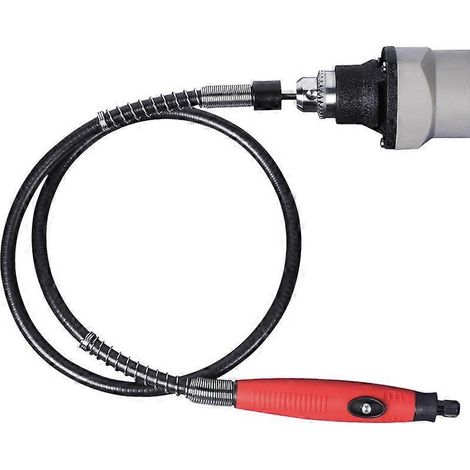 Arbre flexible universel pour perceuse, adaptateur de longueur d'arbre pour outil multifonction rotatif, rallonge d'arbre flexible avec mandrin sans clé (1/5)