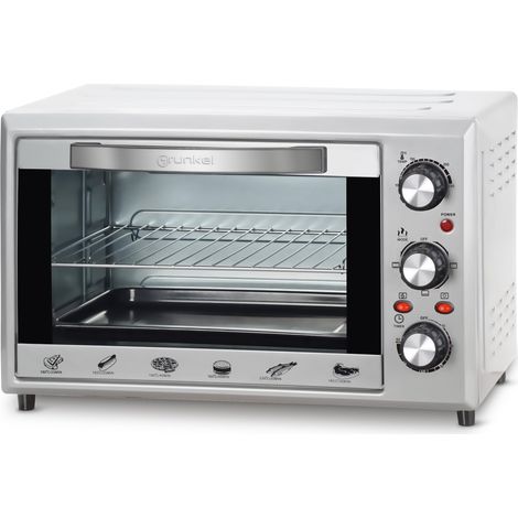 Mini forno Grunkel HR 28L 1600W acciaio inox argento (1/5)