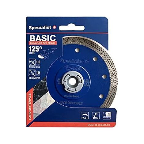 Specialist Lame de scie diamantée 125 x 1,2 x 22 mm (1/2)