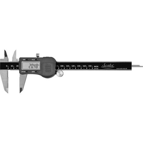 SCALA Messschieber digital 0-150 mm mit Datenausgang DIN 862