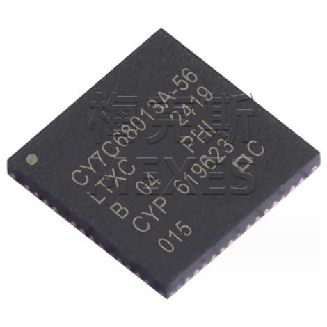 CY7C68013A-56LTXC Genuine electronic components, IC chips, set of 5 electronic components.