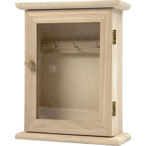 Armoire à clés - Réf 57533 - Marron - Verre - Intérieur - Mixte