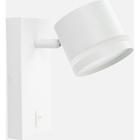 Applique murale Ortiga 1xGX53 blanche 9W 800lm réglable avec ampoule 16x8,3x15,5 cm