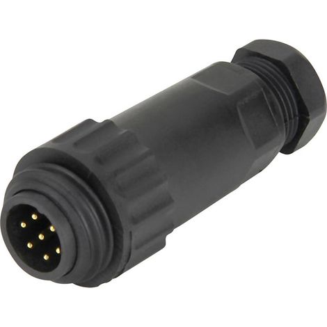 Weipu 814082 Connettore circolare Spina dritta Tot poli: 6 + PE Serie (connettore circolare): WA 1 pz.