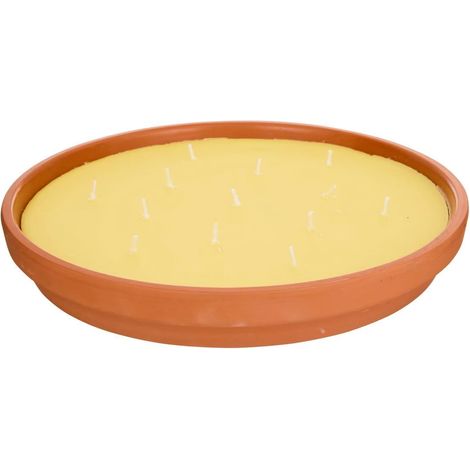 Bougie Parfumée en Terre Cuite "Terry" 1200g Citronnelle