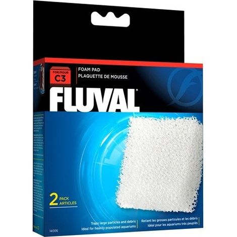 PiЏce de rechange Fluval Charge C3 FOAMEX pour filtre d'aquarium
