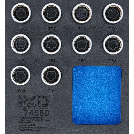 BGS Jeu d'outils jantes Tesla mousse inserts mousse (1/4)