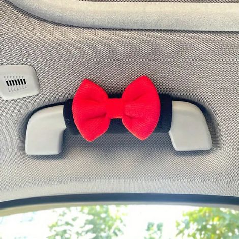 4 coques de poignées intérieures de voiture, protecteurs de poignées de porte en tissu souple, résistants à la décoloration, ajustement universel pour Nissan, Kia et autres (1/5)