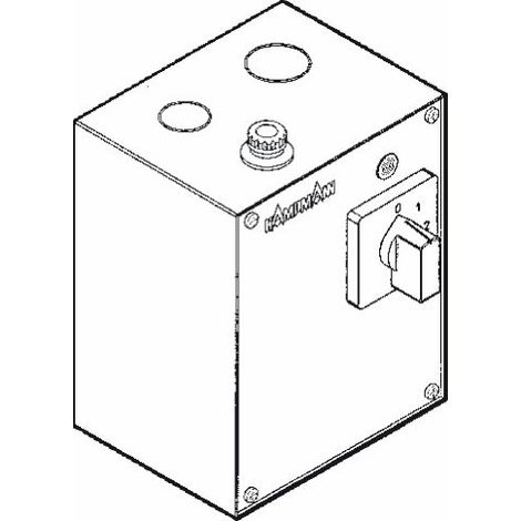 KM 2-Stufen-Drehstromschalter mit Raumthermostat-Anschl., Typ 30049 - 84603052 von Buderus