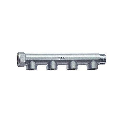 3700 - Collettore maschio-femmina cromato INT. 50 mm - Misura 3/4" - 4 derivazioni 3700 34 (1/2)