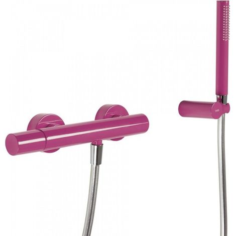 Mitigeur douche Douchette à main anticalcaire (034.116.01) avec support orientable et flexible. - TRES 26116701 (1/2)