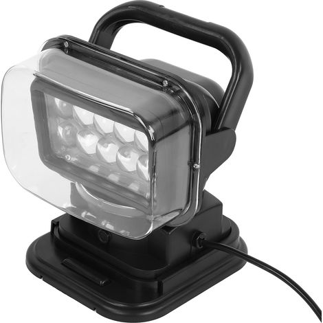 Projecteur LED 50 W avec télécommande et socle magnétique, éclairage ponctuel à 360 degrés pour voitures, modèle universel (1/5)
