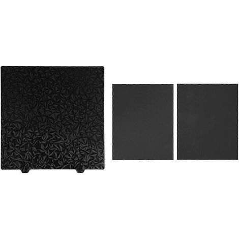 Plateau d'impression 3D PET PEI 377 x 370 mm, surface lisse, revêtement givré, double face, compatible avec Ender 5 Plus. Qualité supérieure. (1/5)