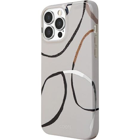 Funda Uniq Coehl Valley para iPhone 13 Pro / 13 de 6.1 pulgadas, color arena/arena suave (1/2)