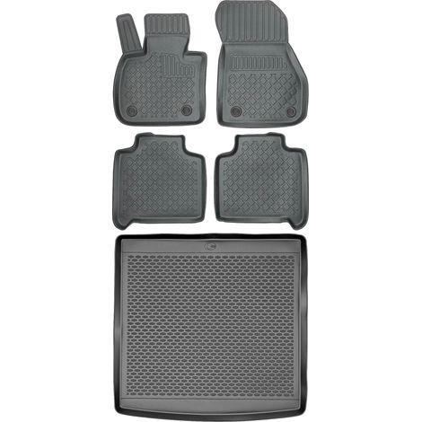 BMW Serie 2 F46 Gran Tourer Minivan de 2014 - Juego de alfombrillas para coche + alfombrilla para maletero