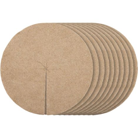 La cordeline - Dischi di pacciamatura, in Feltro di Iuta, 700 g/m², 40 cm (1/3)
