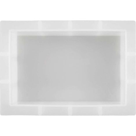 Moule pour cadre photo rectangulaire en silicone en forme de cœur pour résine cristal (1/5)