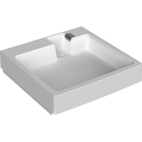 Vasca salvaspazio multiuso installabile sopra lavatrice colore bianco con kit incluso 60x60 cm (1/5)