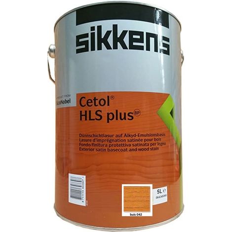 Sikkens – Lasure extérieure pour bois dur – Imprégnation multicouche – Résistance UV – 5L – Couleur buis