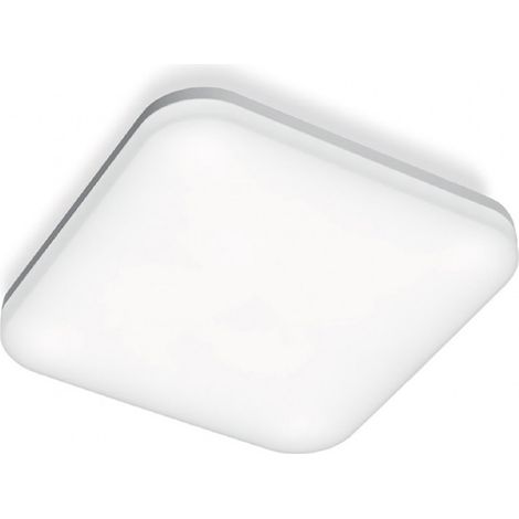 Plafoniera esterno gea led alba q ges832 ip66 1620lm 4000°k lampada soffitto moderna