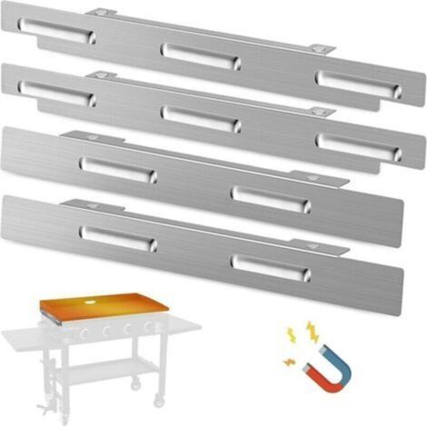 Pare-vent pour plancha Blackstone de 36 pouces. accessoires Blackstone pour barbecue extérieur. pare-vent magnétique en acier inoxydable. compatible avec le bac à graisse arrière. (1/4)