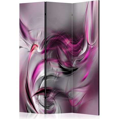 Paravento - Pink Swirls II [Room Dividers] - 135x172 (1/4)