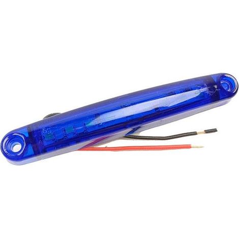 Feu de position LED bleu, 10 cm, 12 V-24 V  1031122