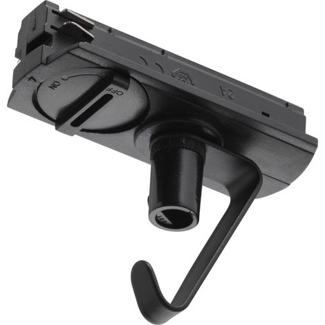 Nordlux Link Hochvolt-Schienensystem-Komponente Schienenadapter Schwarz 79069903 Linkadapter