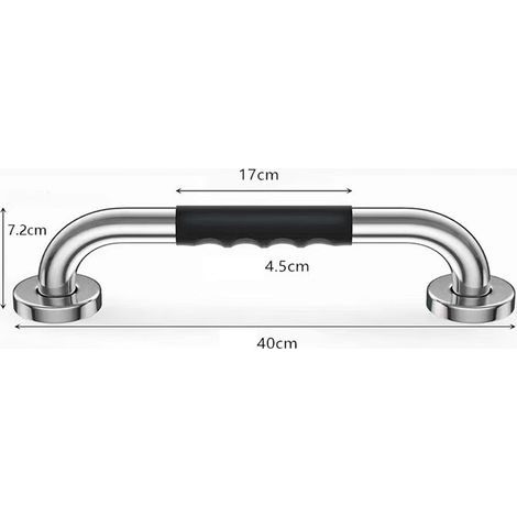 shower grab bar for the elderly, 40cm, bathtub grab bar, non-slip bathroom grab bar (1/5)
