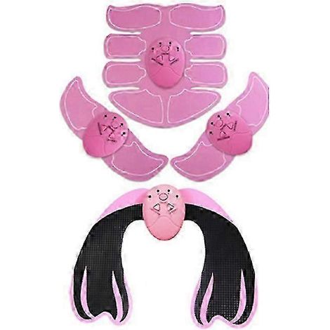 Appareil électrique de musculation pour les hanches, les abdominaux et les bras, pour affiner la silhouette (rose) (1/2)