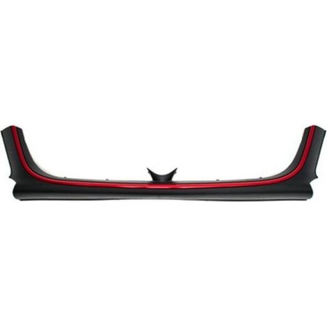 Moulure centrale de pare-choc avant noire et rouge Alfa Romeo Giulietta phase 2 depuis 2016