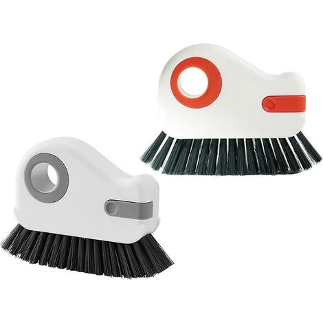 Brosse de nettoyage pour rainures de porte coulissante (lot de 8), outil de nettoyage des joints, brosse antidérapante pour rails de porte coulissante (1/5)