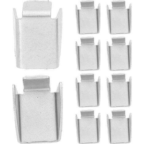Metallclips für Schrankregalhalterungen 10 mm dreieckige