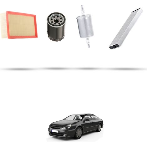Kit tagliando 4 filtri compatibile con Peugeot 607 3.0 V6 152kw dal 2000 (1/5)