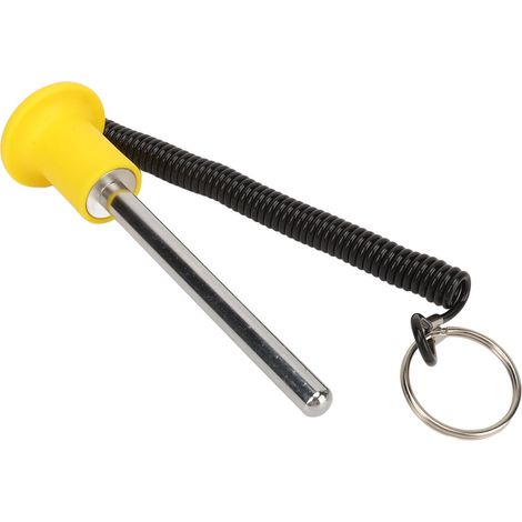 Goupille de verrouillage magnétique pour colonne de poids de musculation avec cordon, facile à utiliser, pour entraînement de force et fitness, 8 mm x 80 mm (1/5)