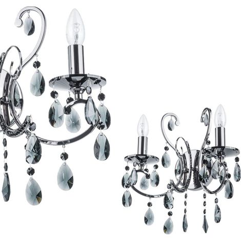 Lampada da parete Barocco nera MB727092BCH Italux (1/4)