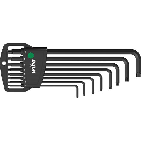 Wiha Set di chiavi a brugola in supporto Classic TORX® 8 pz., ossidazione nera (34736)