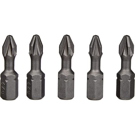 PZ2 25mm Embouts pour visseuse - 5 Pièces - DT7212 - QZ (1/3)